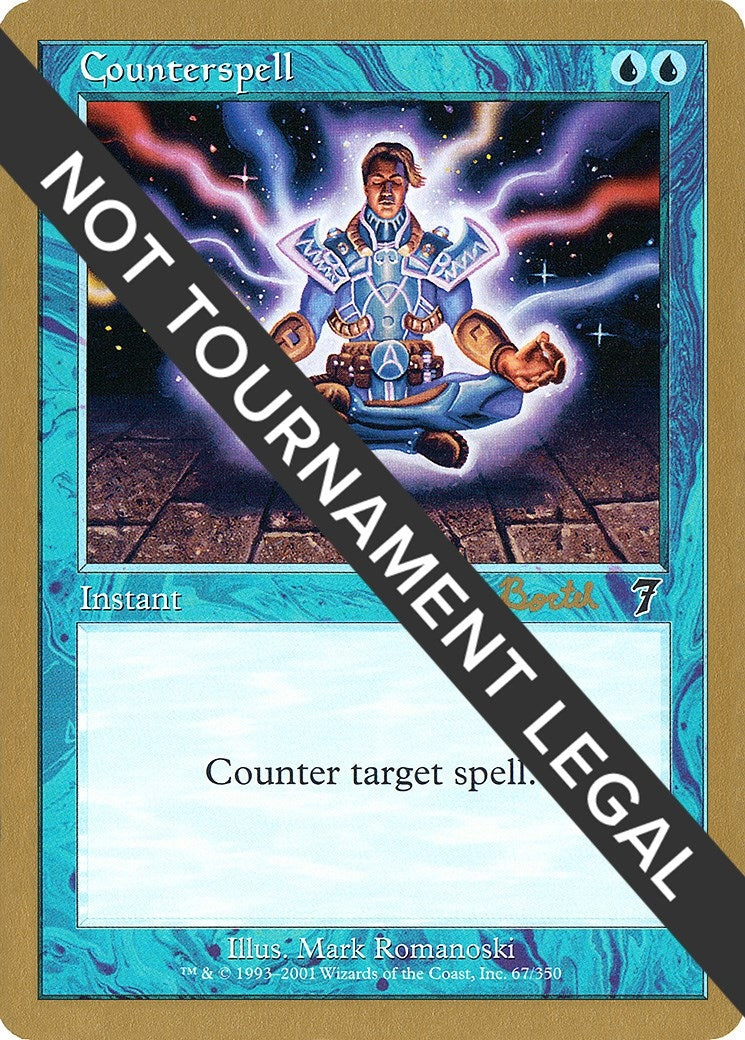 Image for Counterspell - 2001 Alex Borteh (7ED) - Magic: The Gathering