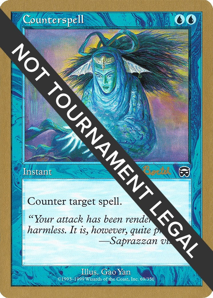 Image for Counterspell - 2001 Alex Borteh (MMQ) - Magic: The Gathering