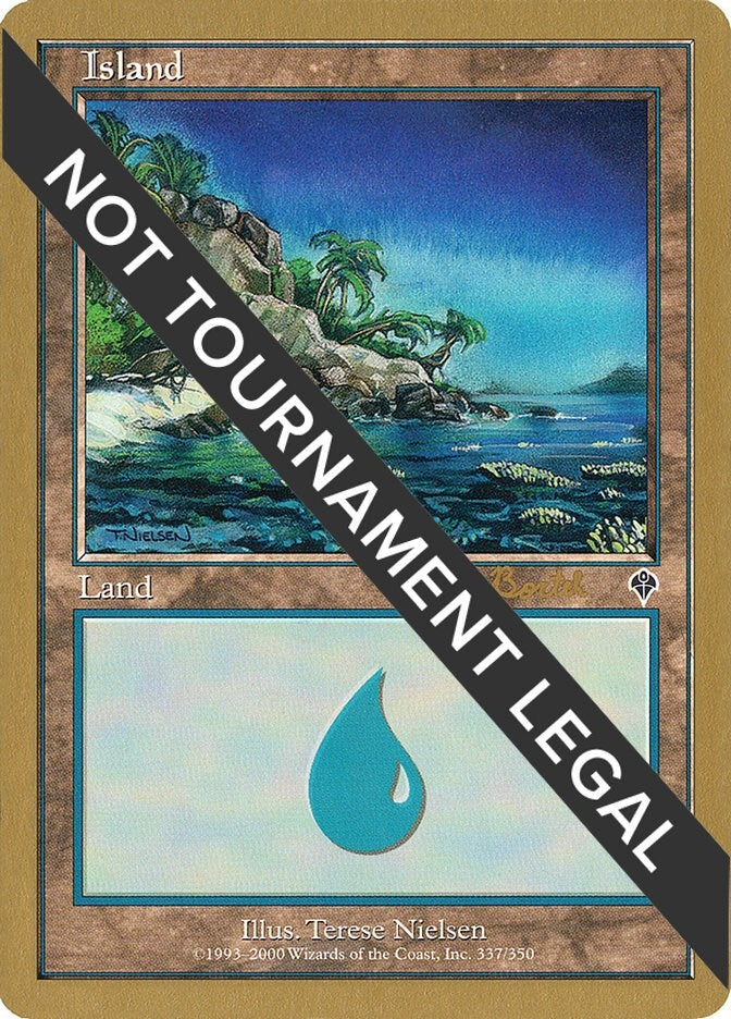Image for Island (337) - 2001 Alex Borteh (INV) - Magic: The Gathering