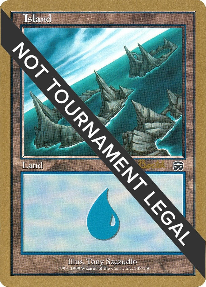Image for Island (338) - 2001 Alex Borteh (MMQ) (WCD) - Magic: The Gathering