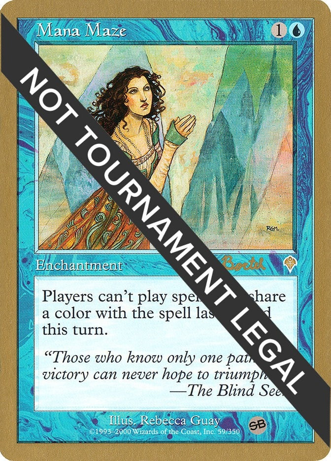 Image for Mana Maze - 2001 Alex Borteh (INV) (SB) - Magic: The Gathering