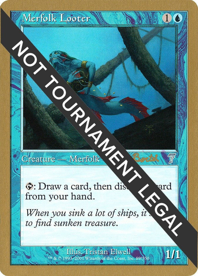 Image for Merfolk Looter - 2001 Alex Borteh (7ED) - Magic: The Gathering