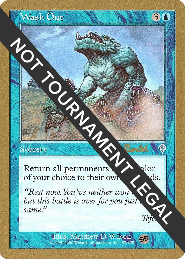 Image for Wash Out - 2001 Alex Borteh (INV) (SB) - Magic: The Gathering