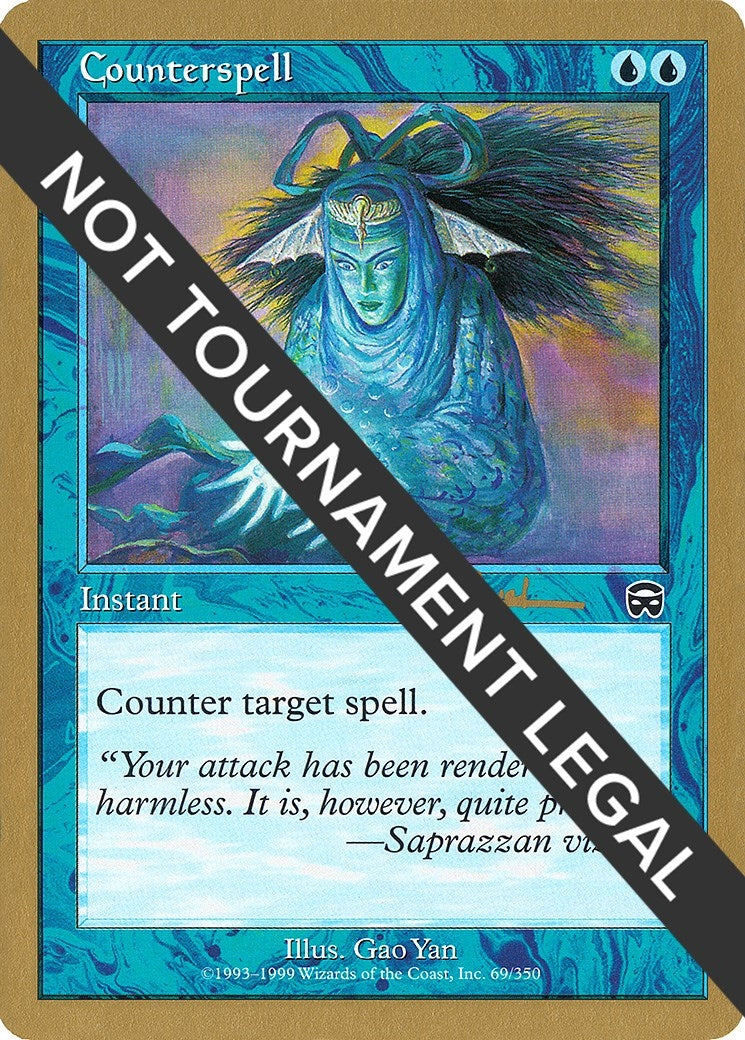 Image for Counterspell - 2001 Antoine Ruel (MMQ) (WCD) - Magic: The Gathering