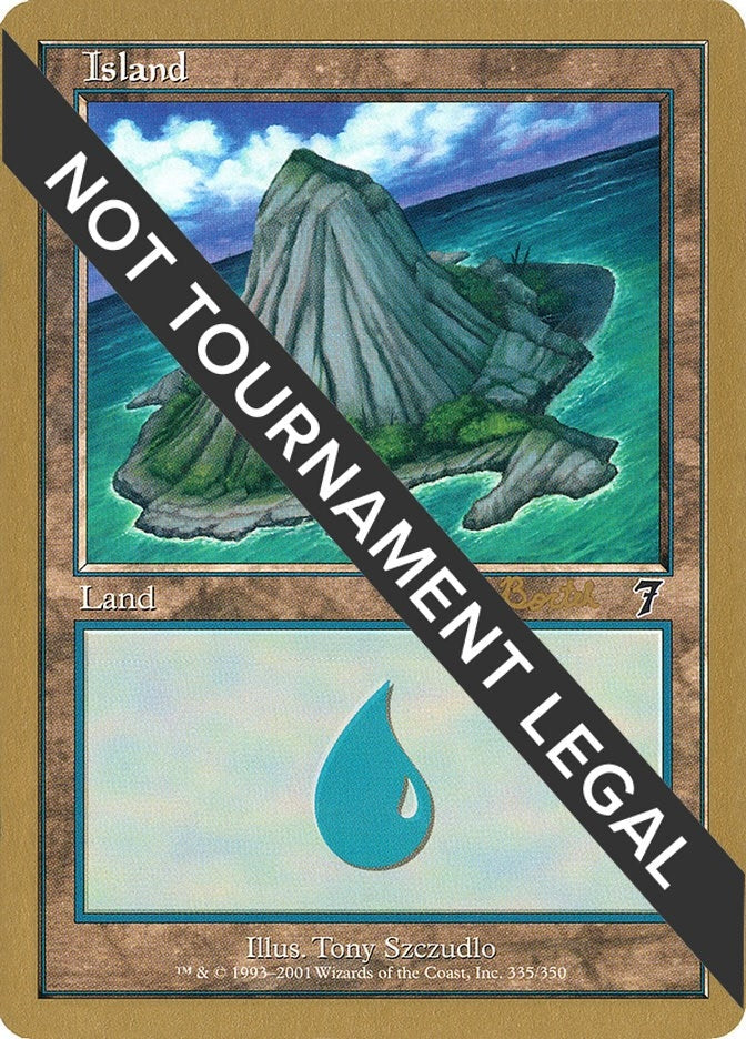 Image for Island (335) - 2001 Antoine Ruel (7ED) (WCD) - Magic: The Gathering
