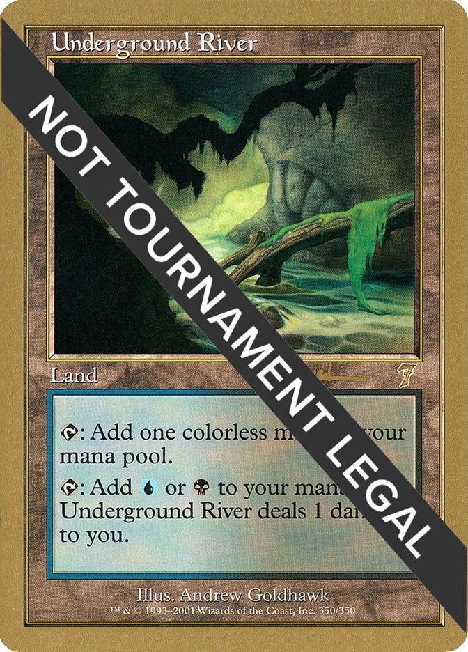 Image for Underground River - 2001 Antoine Ruel (7ED) - Magic: The Gathering