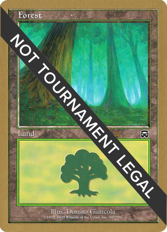 Image for Forest (347) - 2001 Jan Tomcani (MMQ) - Magic: The Gathering