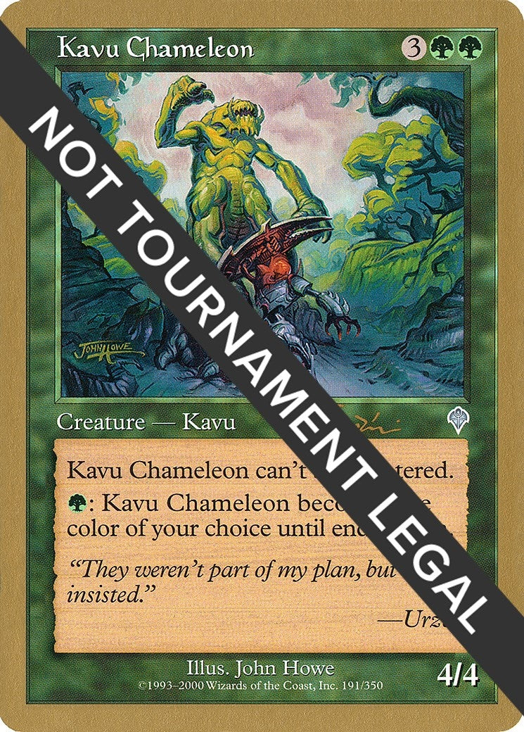 Image for Kavu Chameleon - 2001 Jan Tomcani (INV) - Magic: The Gathering