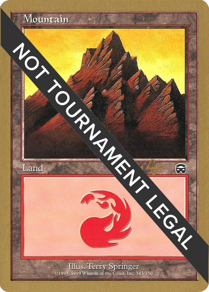 Image for Mountain (343) - 2001 Jan Tomcani (MMQ) (WCD) - Magic: The Gathering
