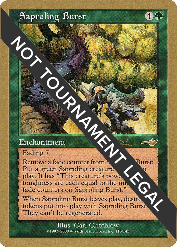 Image for Saproling Burst - 2001 Jan Tomcani (NMS) - Magic: The Gathering