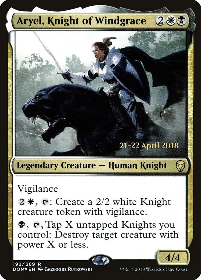 Image for Aryel, Knight of Windgrace (192) - Magic: The Gathering