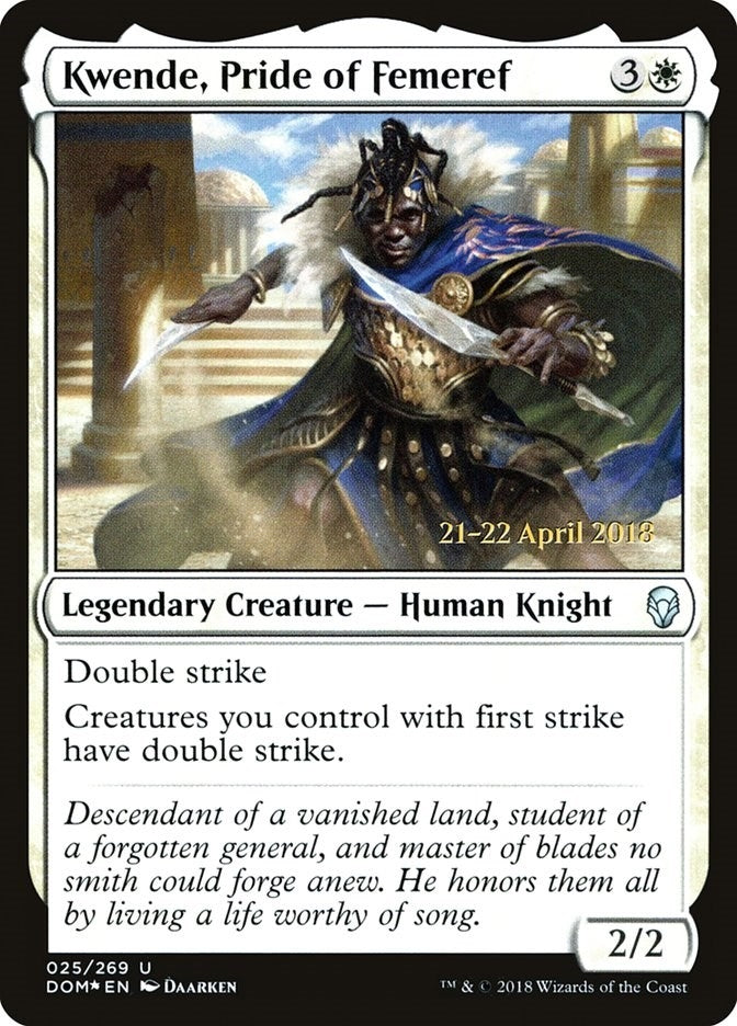 Image for Kwende, Pride of Femeref (25) - Magic: The Gathering
