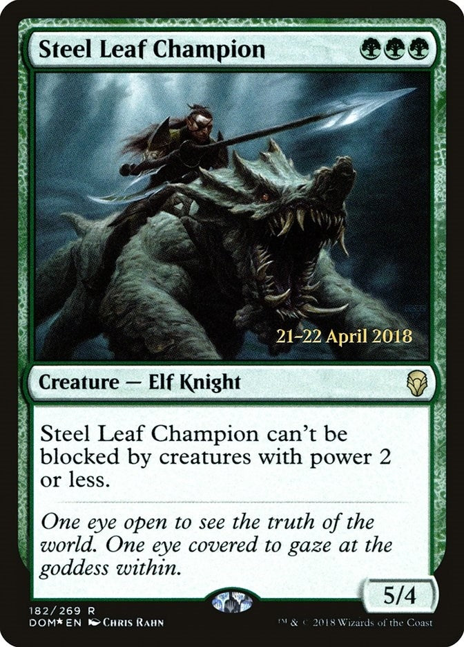 Image for Steel Leaf Champion (182) - Magic: The Gathering