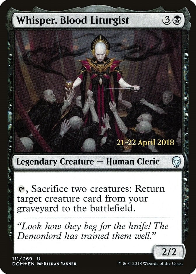 Image for Whisper, Blood Liturgist (111) - Magic: The Gathering