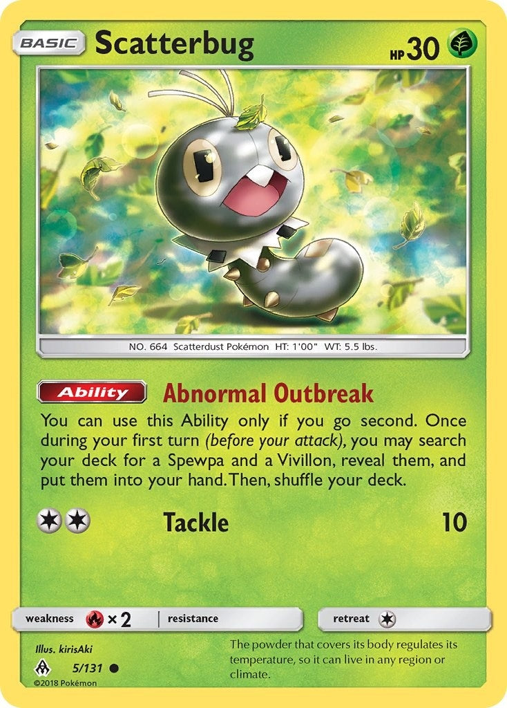 Image for Scatterbug (5) (5/131) (SM06) - Pokemon