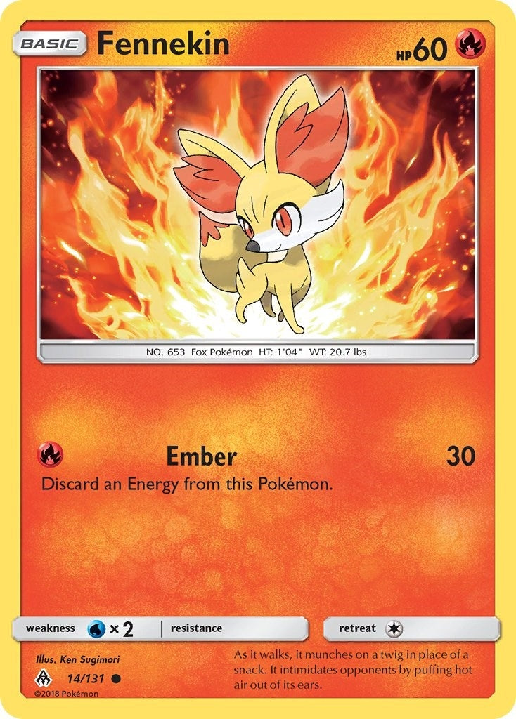 Image for Fennekin (14) (14/131) (SM06) - Pokemon