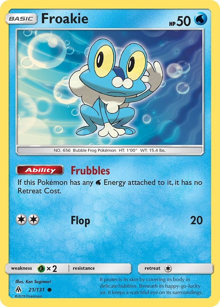 Image for Froakie (21) (21/131) (SM06) - Pokemon