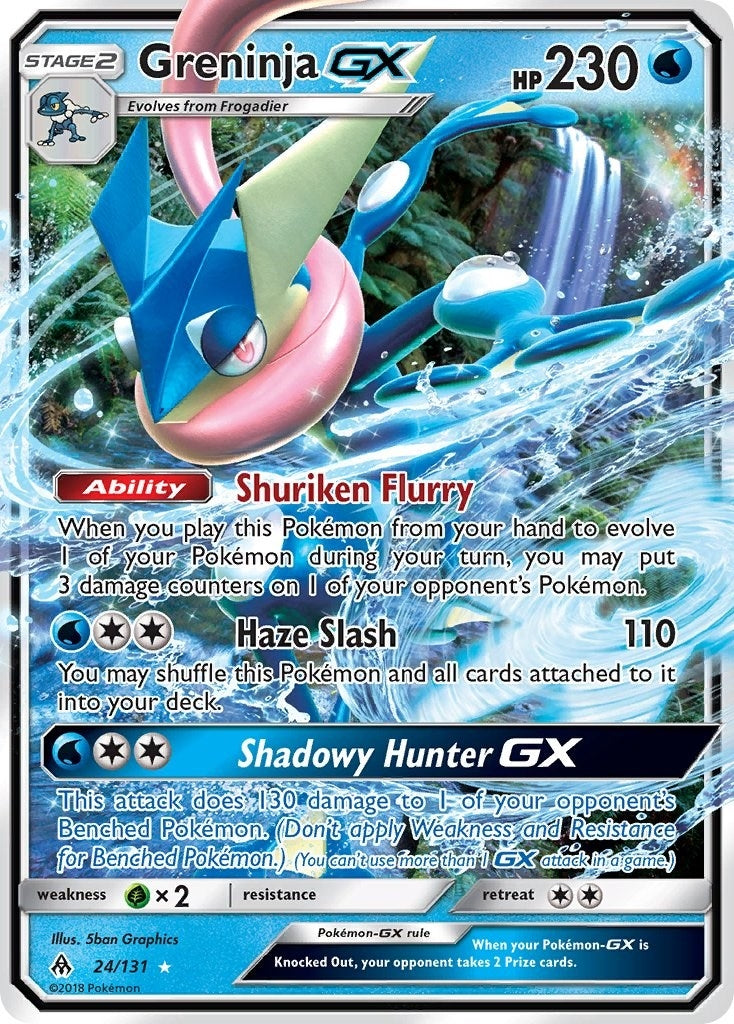 Image for Greninja GX (24/131) (SM06) - Pokemon