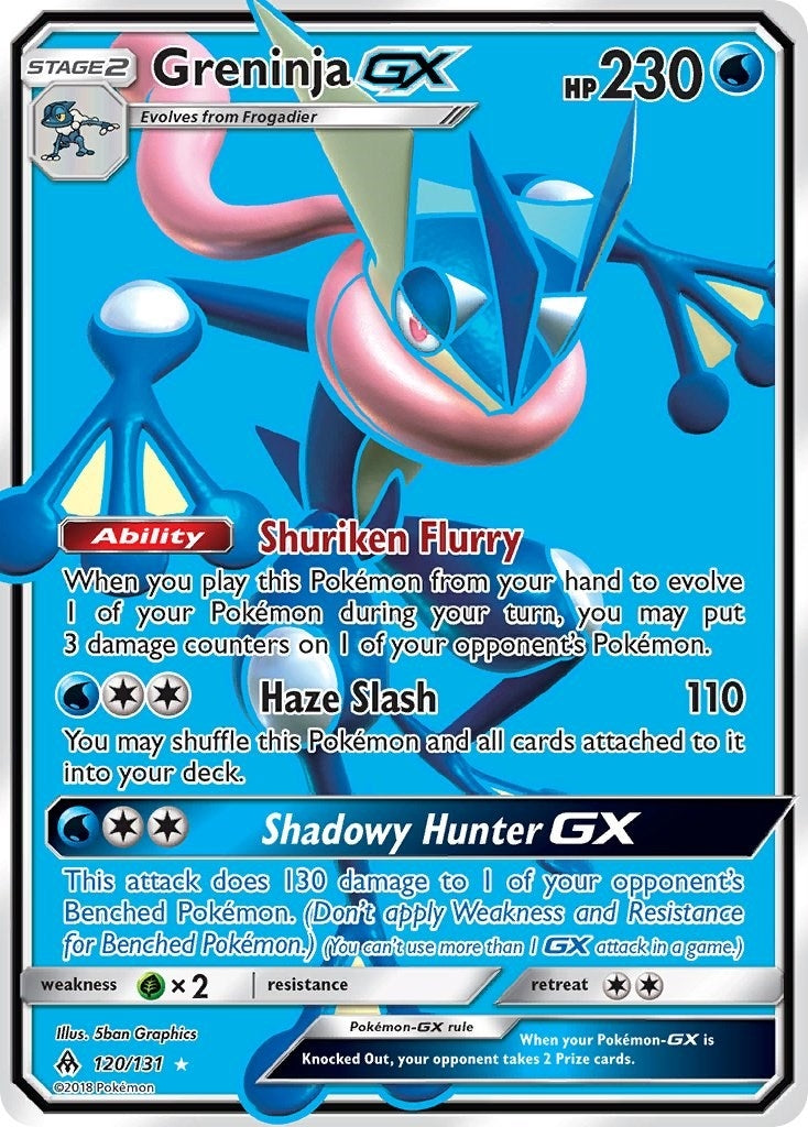 Image for Greninja GX (Full Art) (120/131) (SM06) - Pokemon