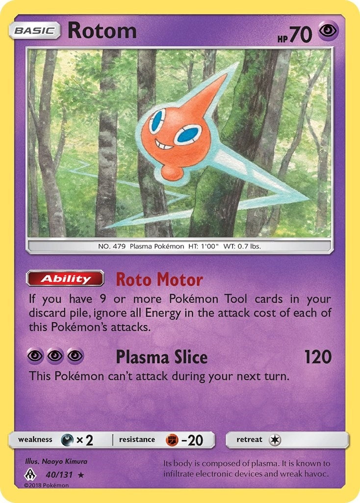 Image for Rotom (40/131) (SM06) - Pokemon