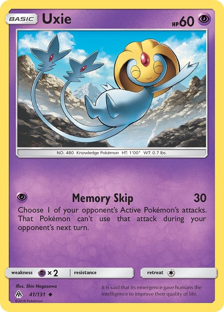 Image for Uxie (41/131) (SM06) - Pokemon