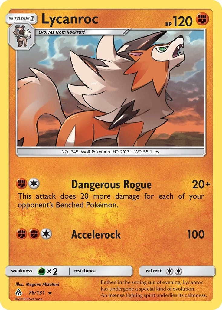 Image for Lycanroc (76/131) (SM06) - Pokemon