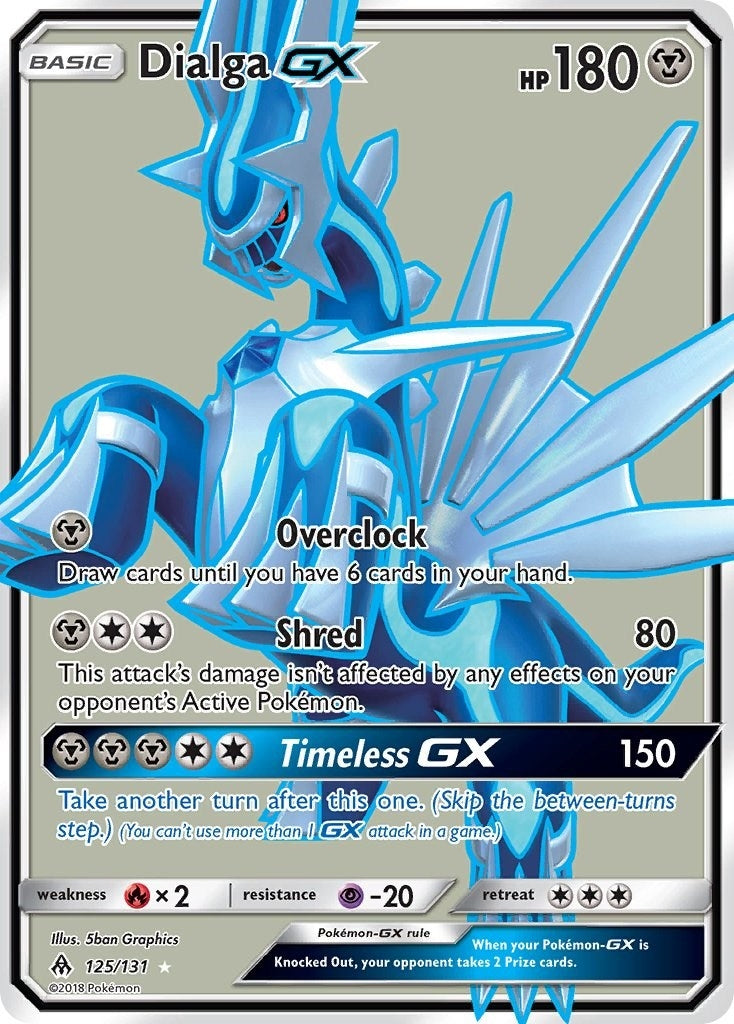 Image for Dialga GX (Full Art) (125/131) (SM06) - Pokemon