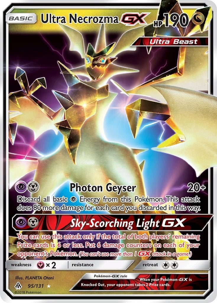Image for Ultra Necrozma GX (95/131) (SM06) - Pokemon