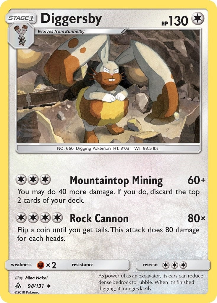 Image for Diggersby (98/131) (SM06) - Pokemon