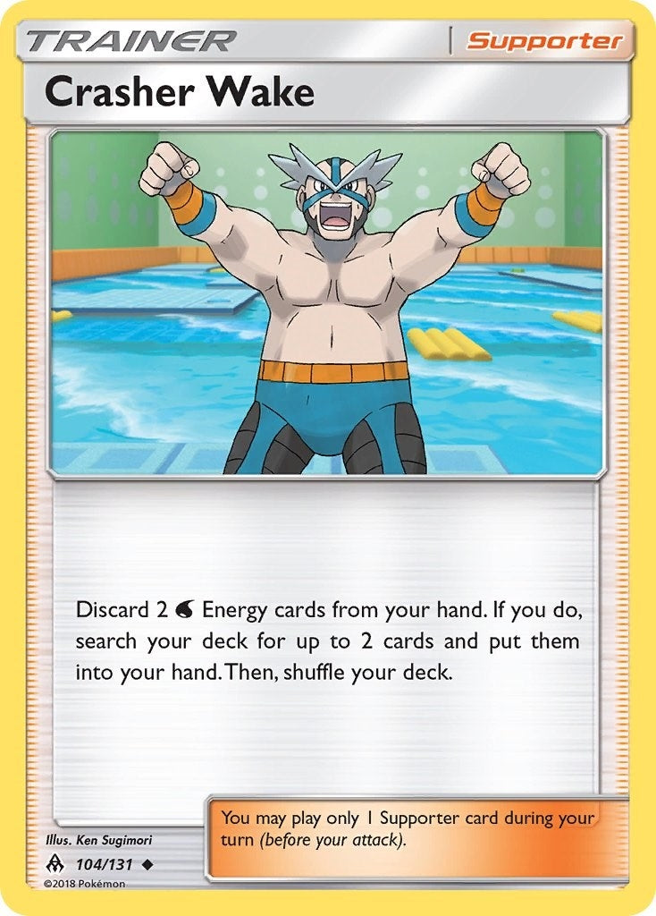 Image for Crasher Wake (104/131) (SM06) - Pokemon