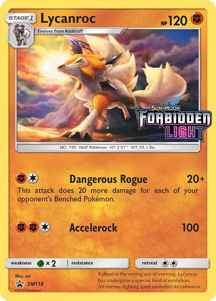 Image for Lycanroc - SM118 (Prerelease) (SM118) (SMP) - Pokemon