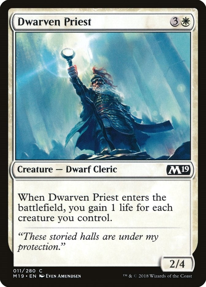 Image for Dwarven Priest (11) - Magic: The Gathering