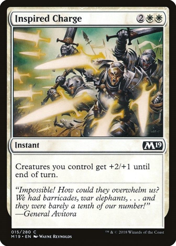 Image for Inspired Charge (15) - Magic: The Gathering