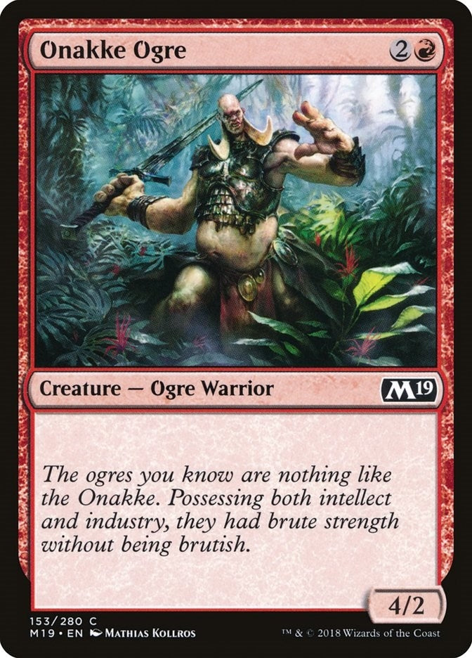 Image for Onakke Ogre (153) - Magic: The Gathering