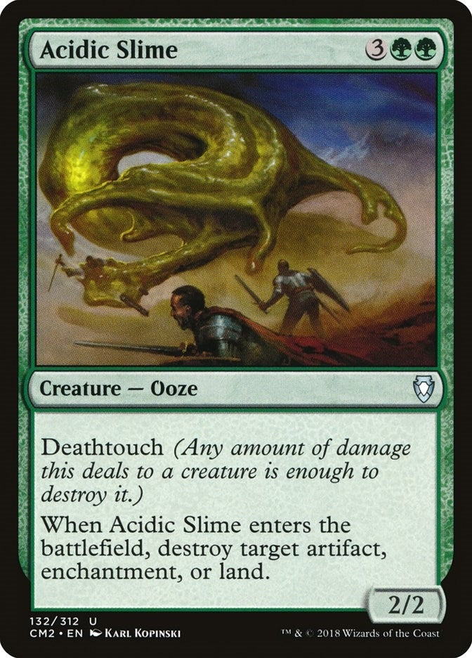 Image for Acidic Slime (132) (CM2) - Magic: The Gathering