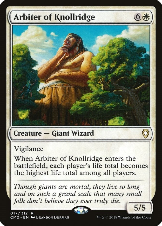 Image for Arbiter of Knollridge (17) (CM2) - Magic: The Gathering