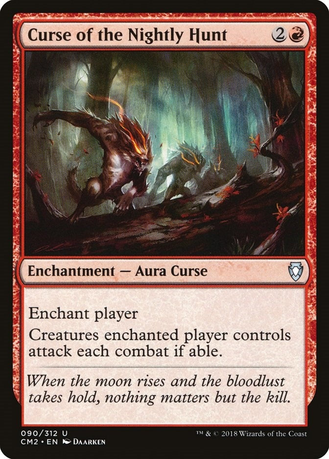 Image for Curse of the Nightly Hunt (90) - Magic: The Gathering