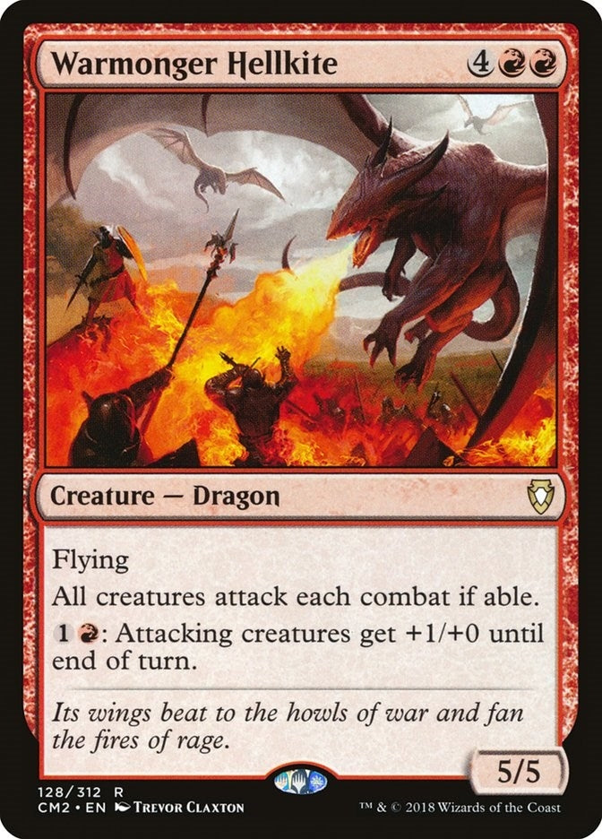 Image for Warmonger Hellkite (128) - Magic: The Gathering