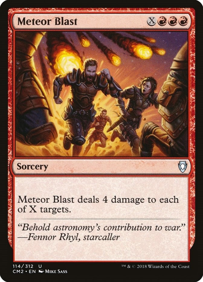 Image for Meteor Blast (114) - Magic: The Gathering