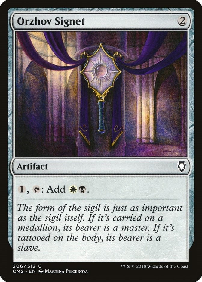Image for Orzhov Signet (206) - Magic: The Gathering