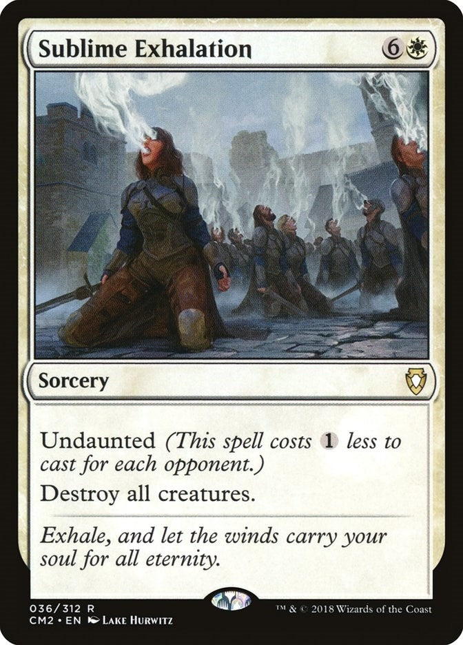 Image for Sublime Exhalation (36) - Magic: The Gathering