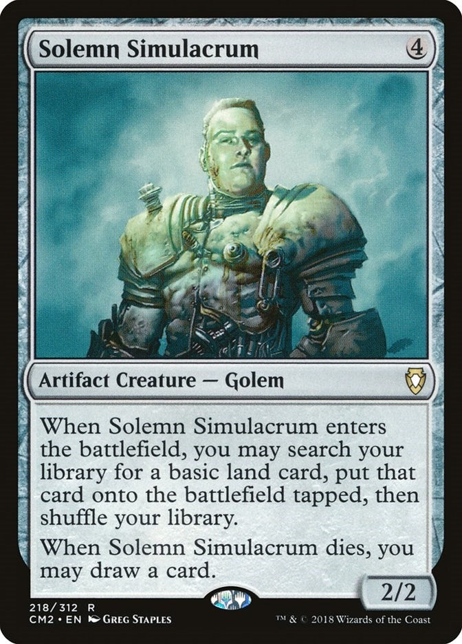 Image for Solemn Simulacrum (218) (218) - Magic: The Gathering