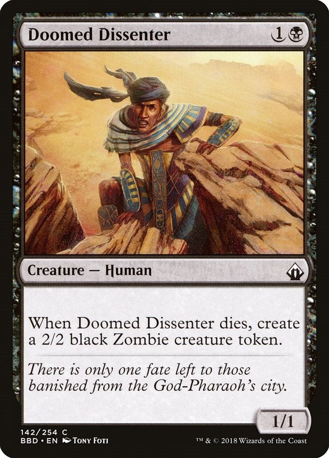 Image for Doomed Dissenter (142) (BBD) - Magic: The Gathering