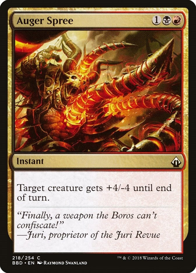 Image for Auger Spree (218) - Magic: The Gathering