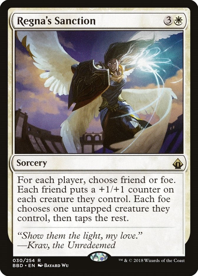 Image for Regna's Sanction (30) (BBD) - Magic: The Gathering
