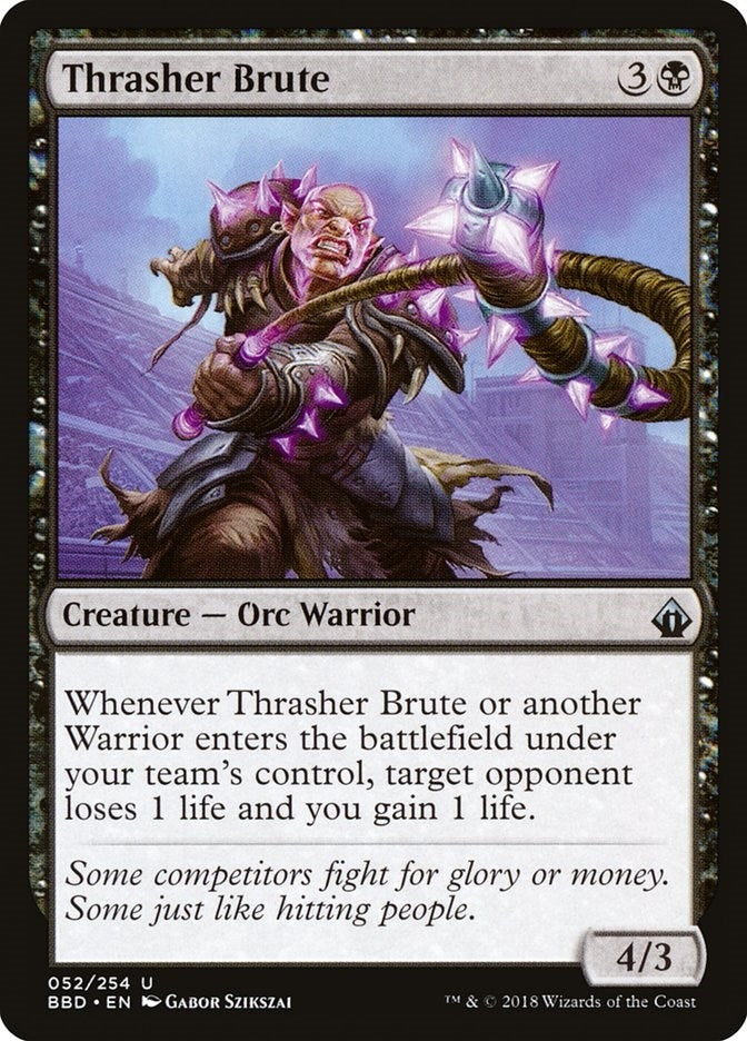 Image for Thrasher Brute (52) - Magic: The Gathering