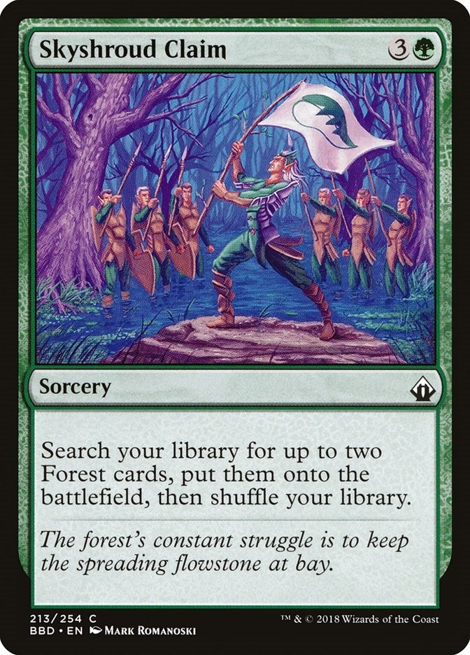 Image for Skyshroud Claim (213) - Magic: The Gathering