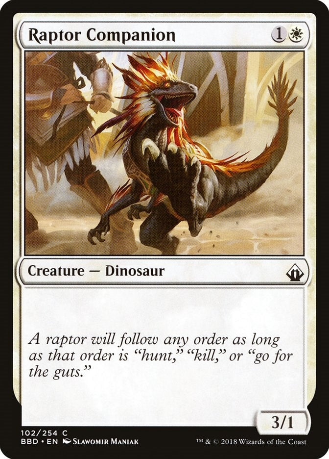 Image for Raptor Companion (102) (BBD) - Magic: The Gathering