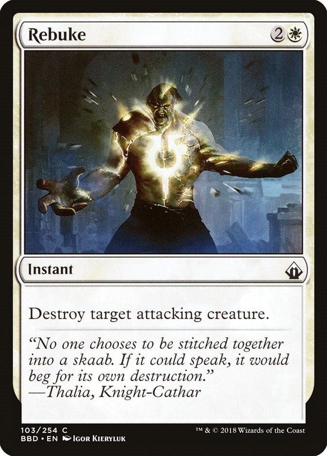 Image for Rebuke (103) (BBD) - Magic: The Gathering
