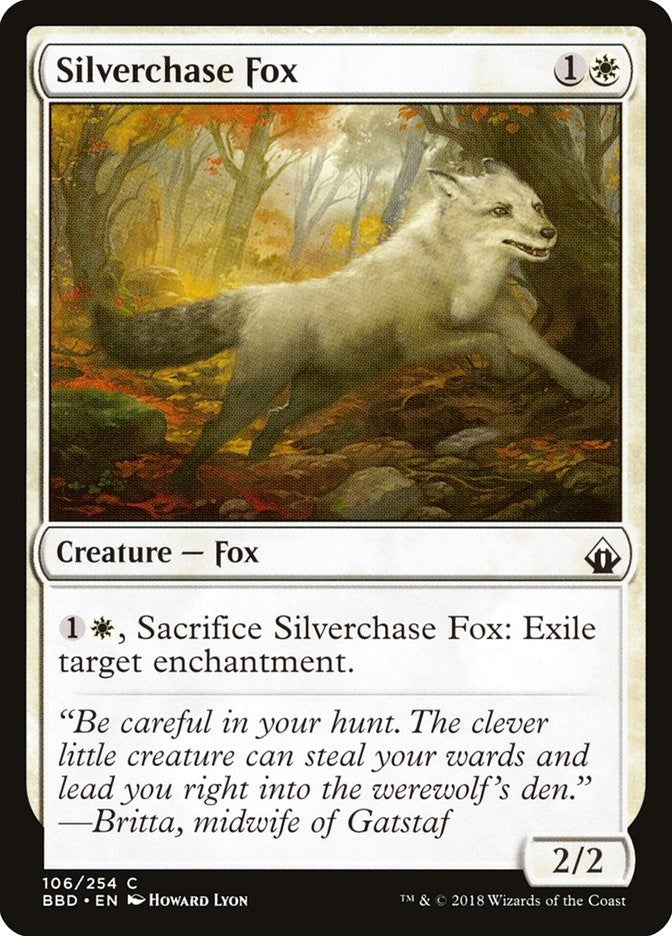 Image for Silverchase Fox (106) (BBD) - Magic: The Gathering